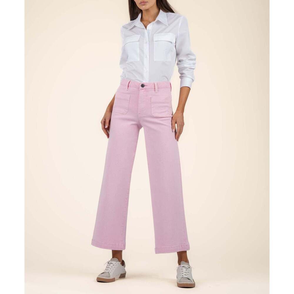 Kut from the Kloth Meg High Rise Wide Leg Size 66 / French Pink
